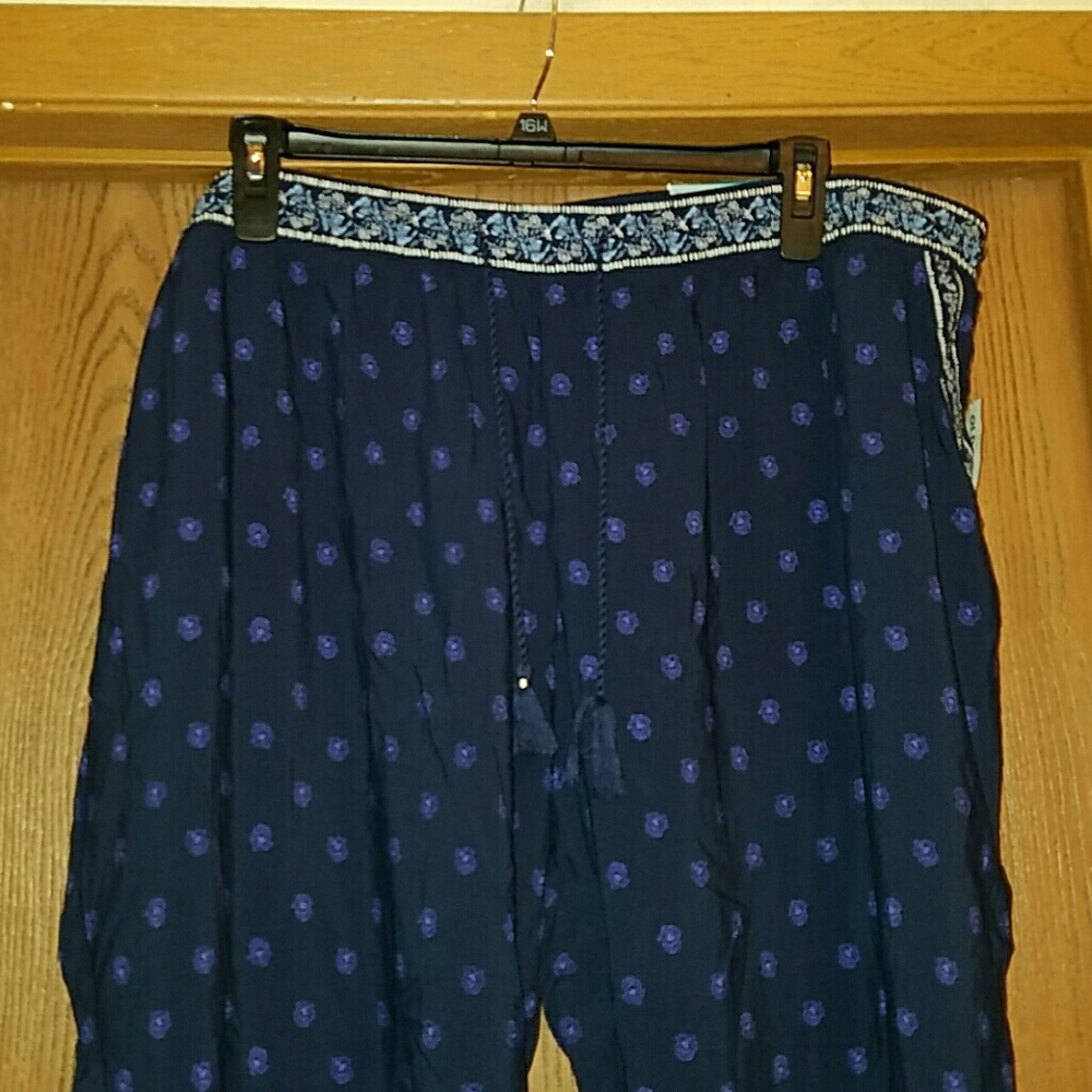 Blue print pants - Picture 3 of 6